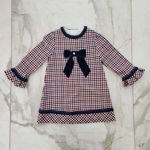 Zara Red and Blue Checkered Dress